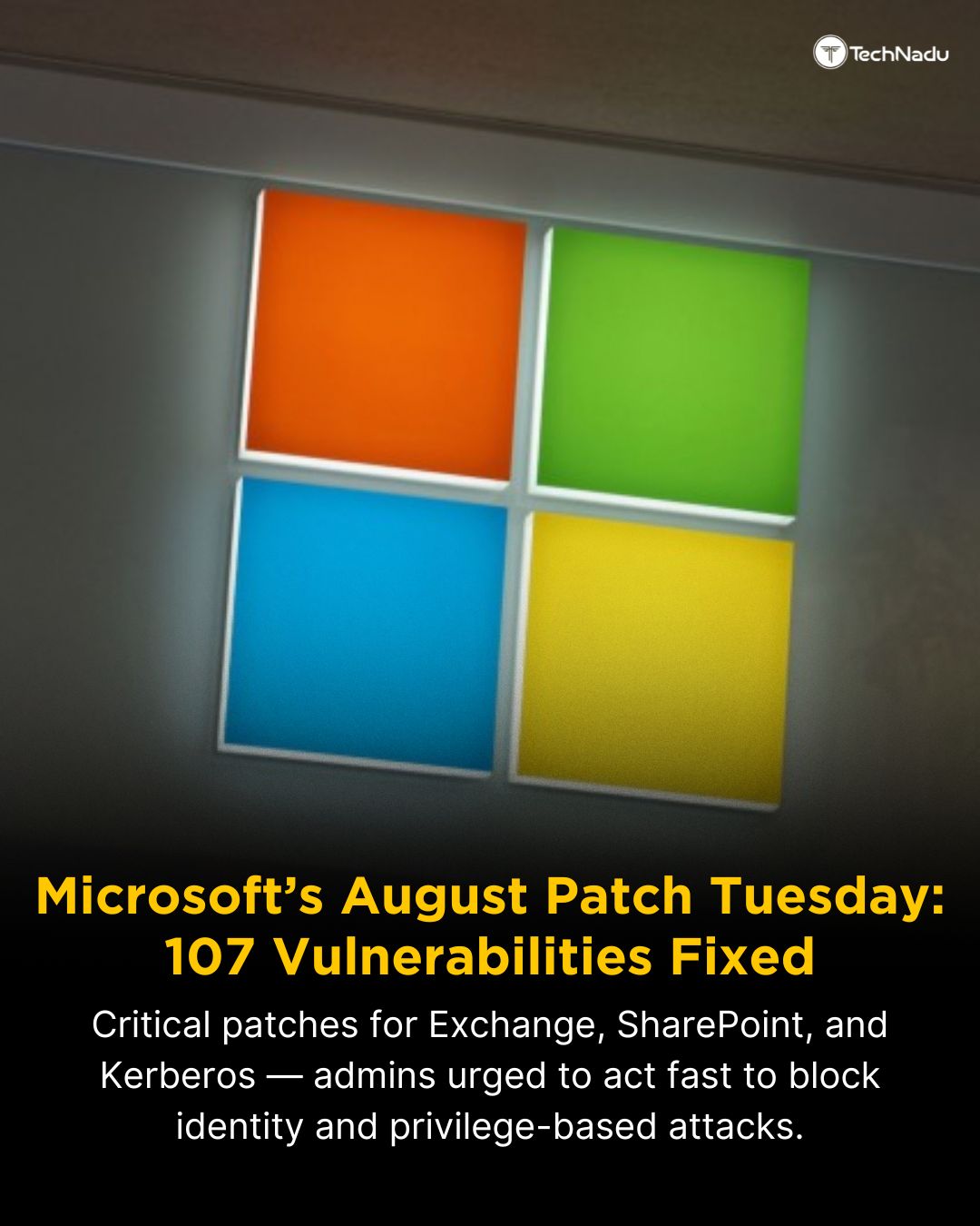 Microsoft August Patch Tuesday Fixes Critical Exchange, SharePoint, and Kerberos Flaws

