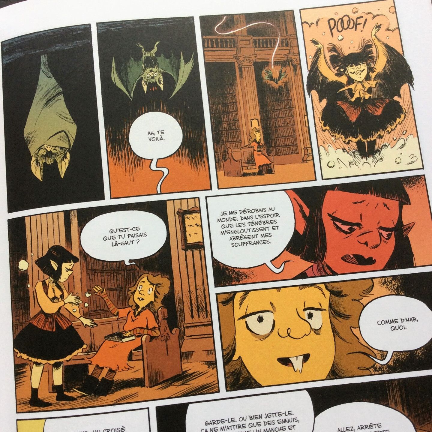 Interior page of comic Hématite by V. Maderna & F. Piatti published by Dargaud.