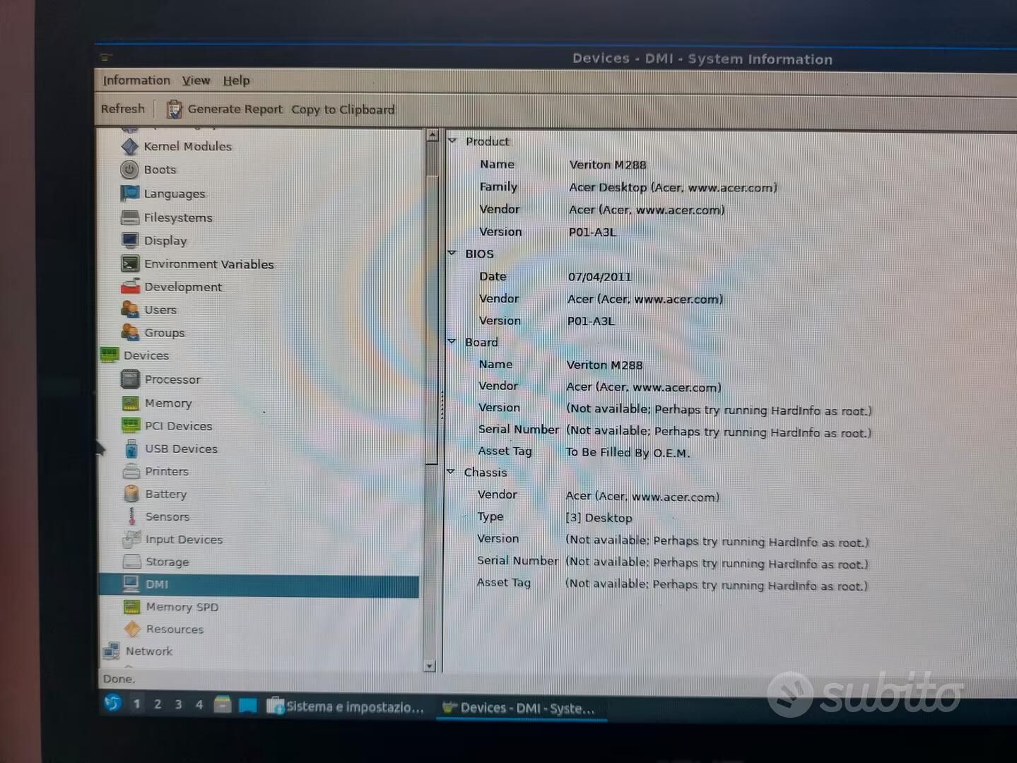 PC e monitor in regalo