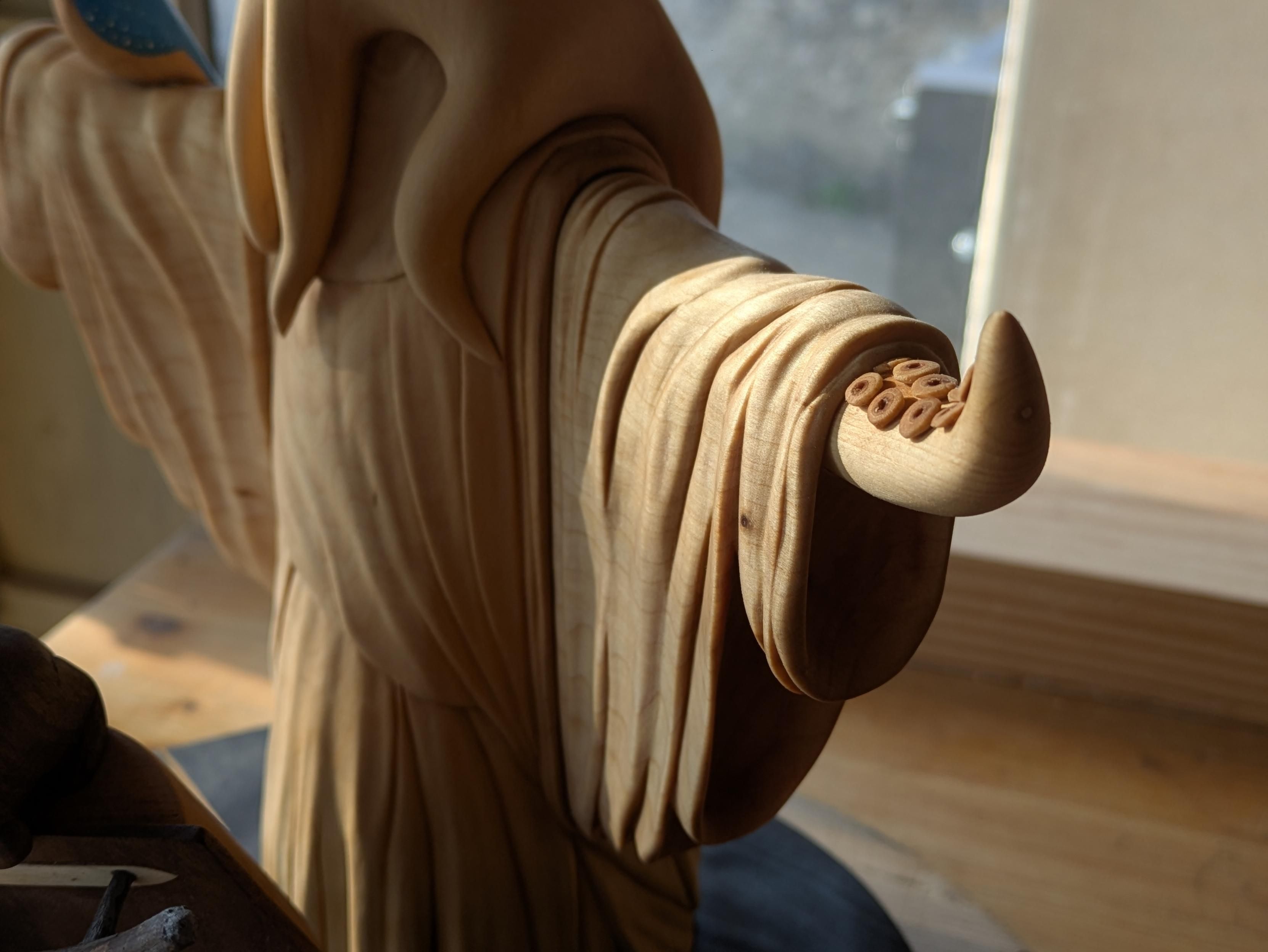 Focus on a tentacle and clothing effect 