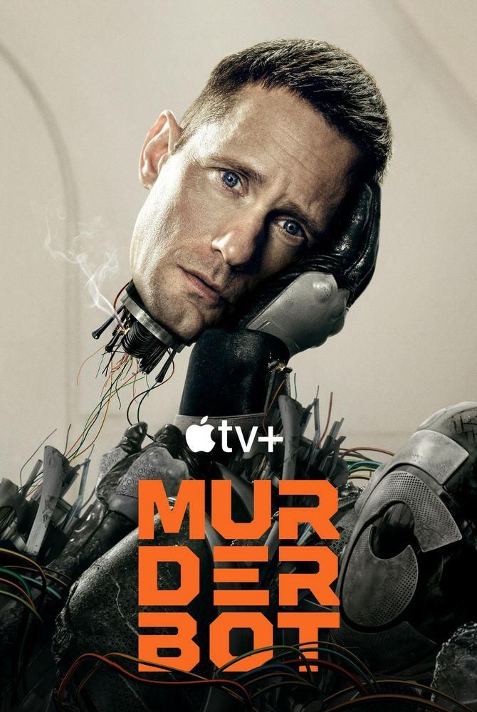 Murderbot series poster on Apple+ TV