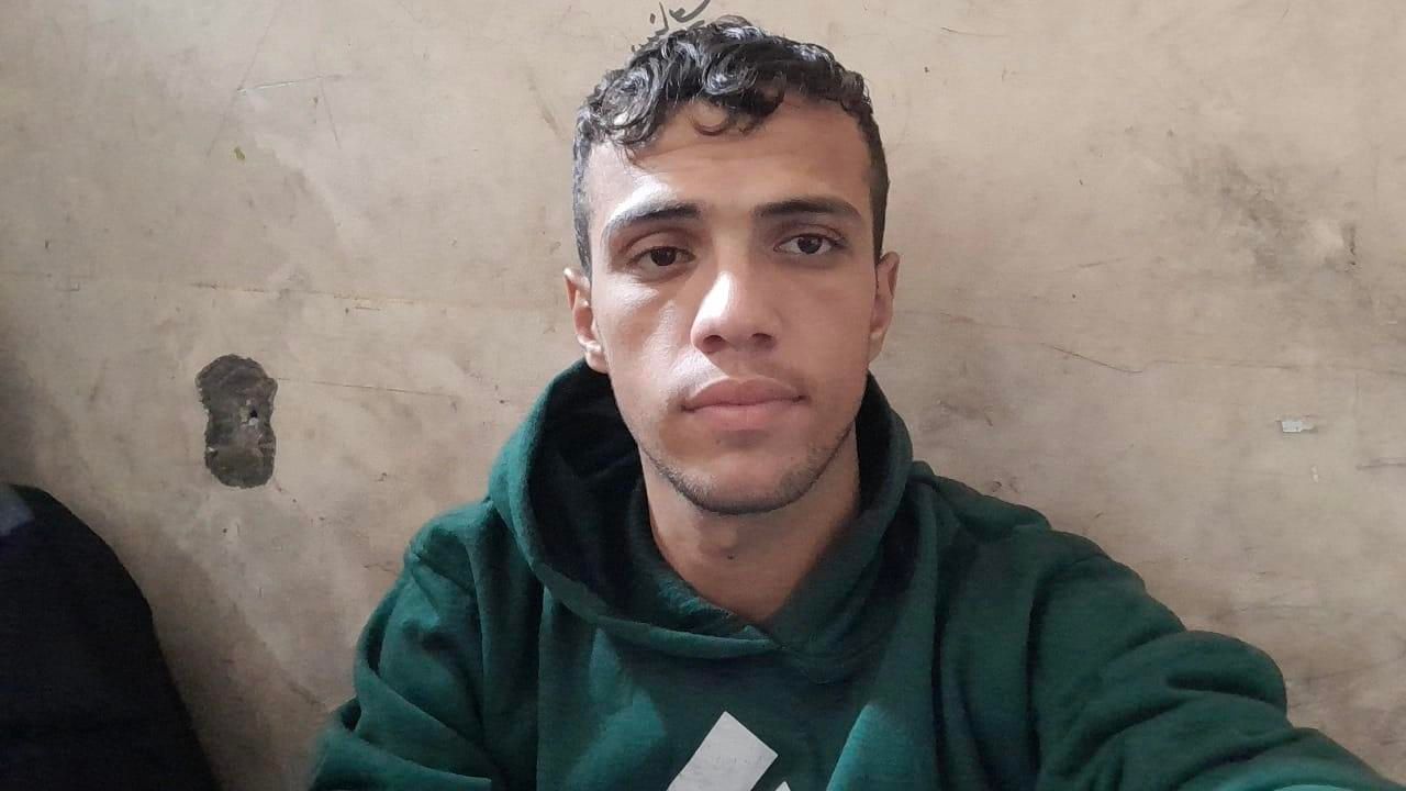 Khaled Zeyada, 21 years old, from Rafah, Gaza Strip, Palestine