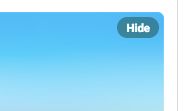 Just a bluish rectangle with the hide button, which normally hides images in your timeline you don't wanna see during your doomscrolling session